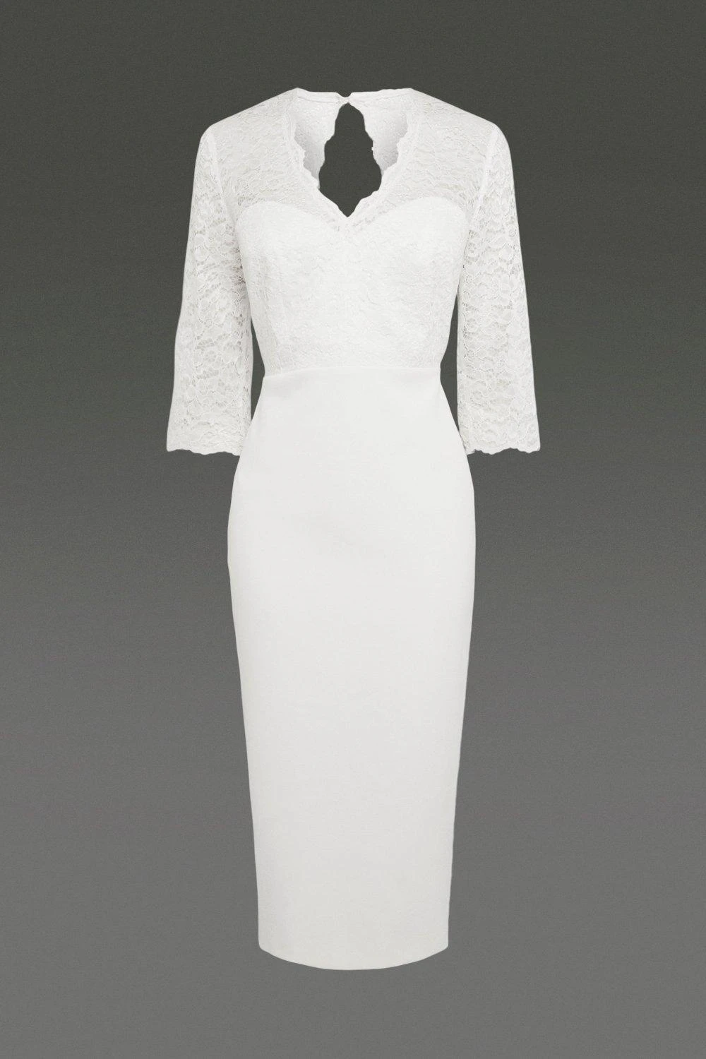 Coast Premium Lace Bodice Midi Dress 7 Coast Premium Lace Bodice Midi Dress - Image 5