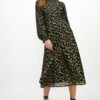 Coast Premium Gold Fleck Back Detail Midi Dress 2 Coast Premium Gold Fleck Back Detail Midi Dress -Simply Feminine Shop acc03451 black xl