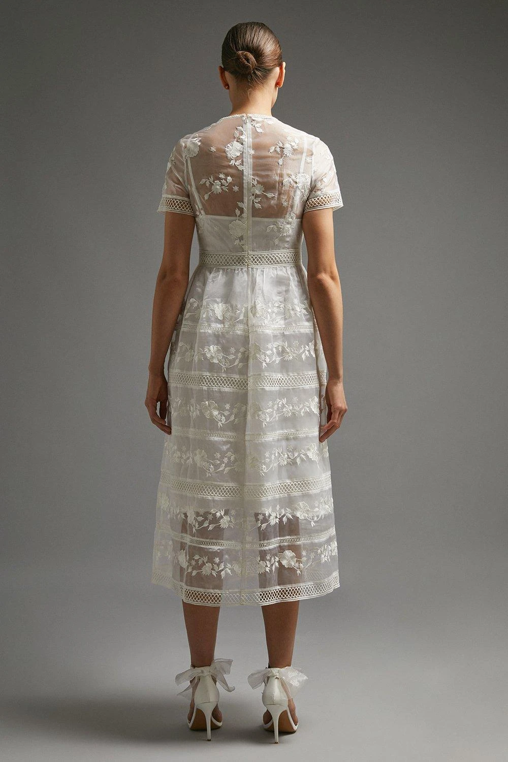 Coast Premium Embroidered Organza Midi Dress 5 Coast Premium Embroidered Organza Midi Dress - Image 3