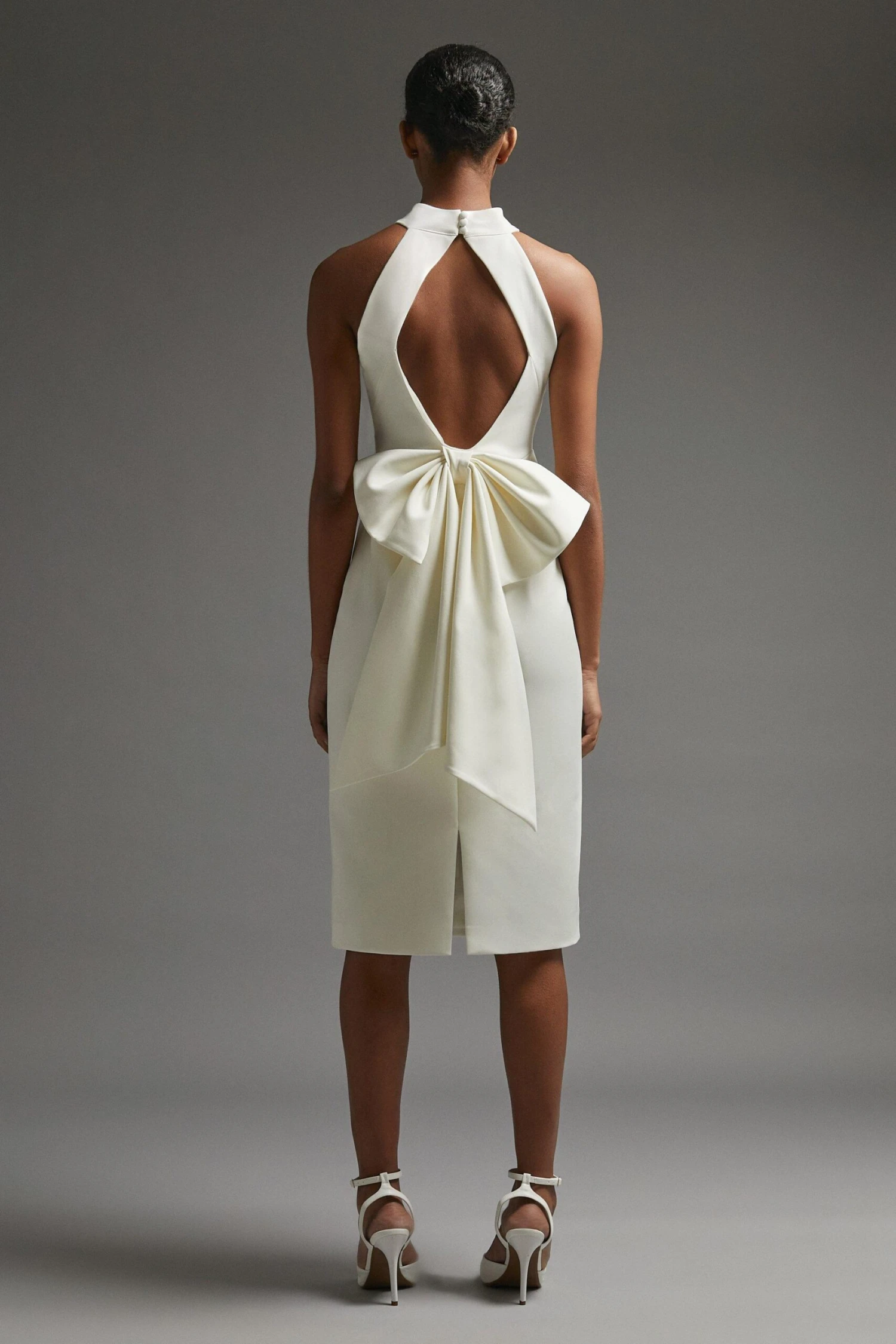 Coast Midi Dress With Statement Bow 5 Coast Midi Dress With Statement Bow - Image 3