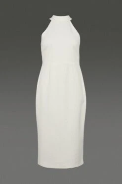 Coast Midi Dress With Statement Bow 11 Coast Midi Dress With Statement Bow -Simply Feminine Shop acc03520 ivory xl 3