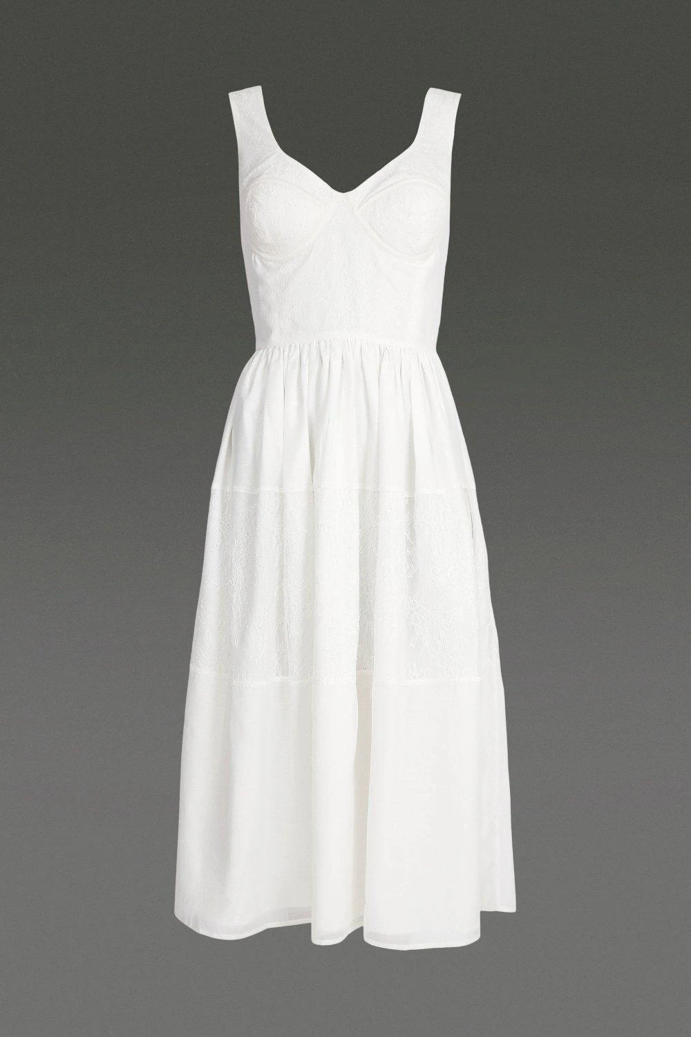 Coast Fitted Bodice Organza And Lace Dress 6 Coast Fitted Bodice Organza And Lace Dress - Image 4