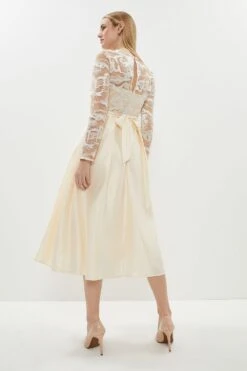 Coast Lace Long Sleeve Midi Dress 8 Coast Lace Long Sleeve Midi Dress -Simply Feminine Shop bcc00094 white xl 2