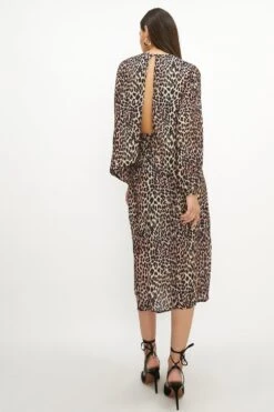 Coast Cape Back Midi Dress -Simply Feminine Shop bcc00171 animal xl 2