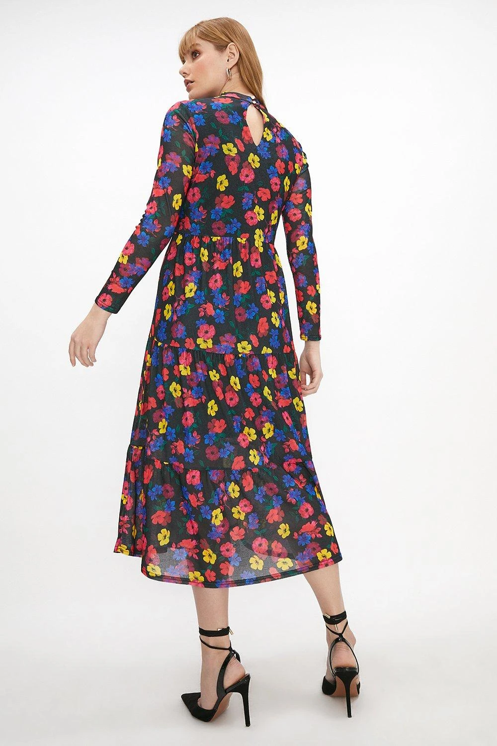 Coast Tiered Midi Dress 4 Coast Tiered Midi Dress - Image 3