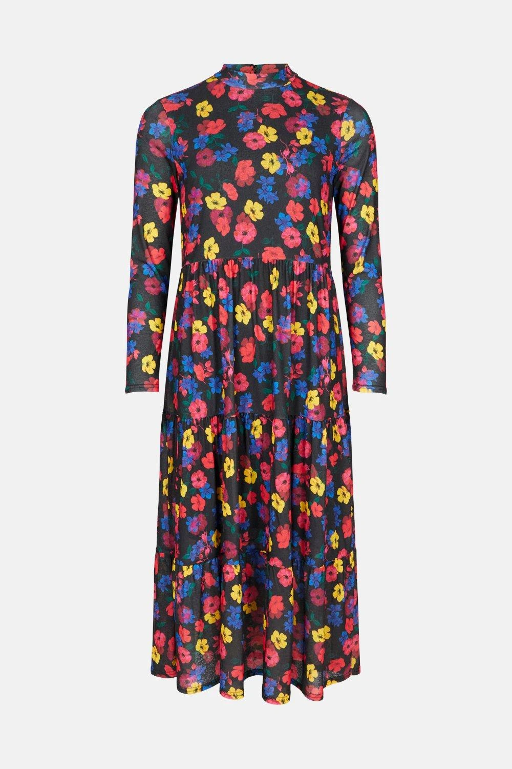 Coast Tiered Midi Dress 5 Coast Tiered Midi Dress - Image 4