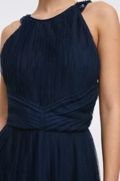 Coast Petite All Over Pleated Maxi Dress -Simply Feminine Shop bcc00281 navy xl 5