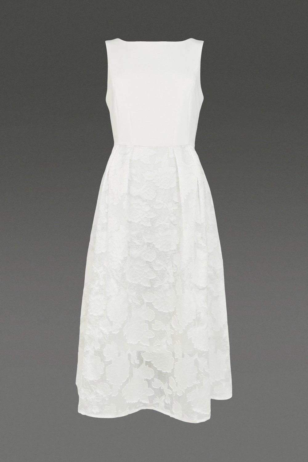 Coast High Low Clipped Jacquard Dress 7 Coast High Low Clipped Jacquard Dress - Image 5