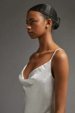 Coast Cowl Neck Mini Dress -Simply Feminine Shop bcc00385 ivory xl 4