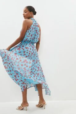 Coast Sleeveless Pleat Skirt Midaxi Dress 8 Coast Sleeveless Pleat Skirt Midaxi Dress -Simply Feminine Shop bcc00563 blue xl 2