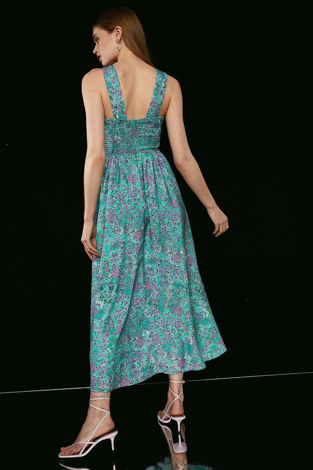 Coast Halter Cutout Details Midi Dress 5 Coast Halter Cutout Details Midi Dress - Image 3