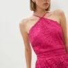 Coast Petite Lace Halter Neck Midi Dress -Simply Feminine Shop bcc00905 hot20pink xl