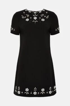 Coast Embellished Mini Dress -Simply Feminine Shop bcc00942 black xl 3