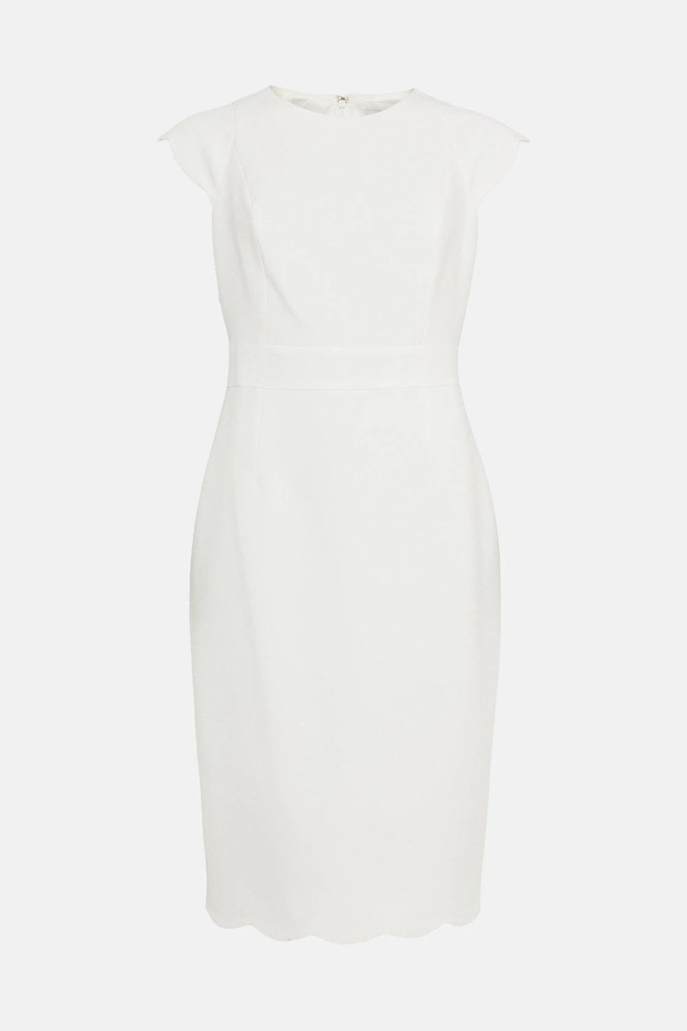 Coast Scallop Hem Pencil Midi Dress 6 Coast Scallop Hem Pencil Midi Dress - Image 4