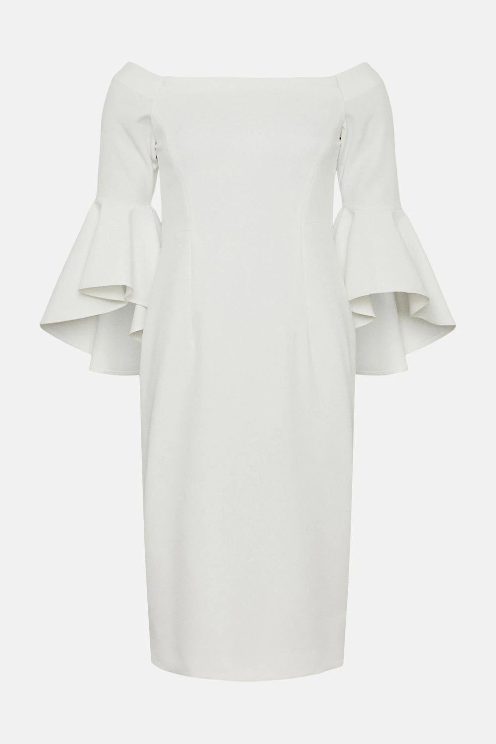 Coast Ruffle Sleeve Column Dress 6 Coast Ruffle Sleeve Column Dress - Image 4