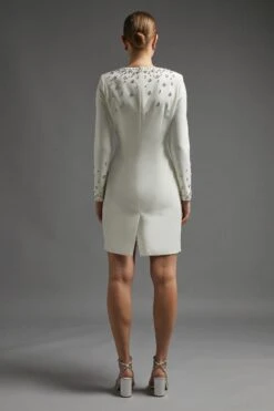 Coast Premium Embellished Pencil Dress 19 Coast Premium Embellished Pencil Dress -Simply Feminine Shop bcc01188 ivory xl 3