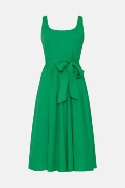 Coast Empire Seam Full Skirted Midi Dress 9 Coast Empire Seam Full Skirted Midi Dress -Simply Feminine Shop bcc01444 bright20green xl 3