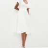 Coast Premium Panelled Full Skirt Embellished Midi Dress -Simply Feminine Shop bcc01702 ivory xl