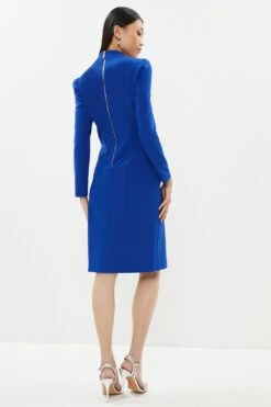 Coast Premium Panelled Bodycon Dress -Simply Feminine Shop bcc01705 cobalt xl 2