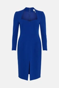Coast Premium Panelled Bodycon Dress -Simply Feminine Shop bcc01705 cobalt xl 3