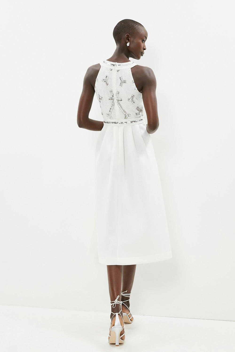 Coast Embellished Top Skater Dress 5 Coast Embellished Top Skater Dress - Image 3