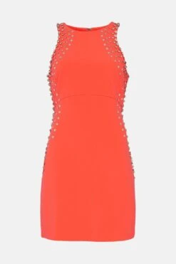 Coast Nick Grindrod Premium Embellished Mini Dress -Simply Feminine Shop bcc01914 coral xl 3