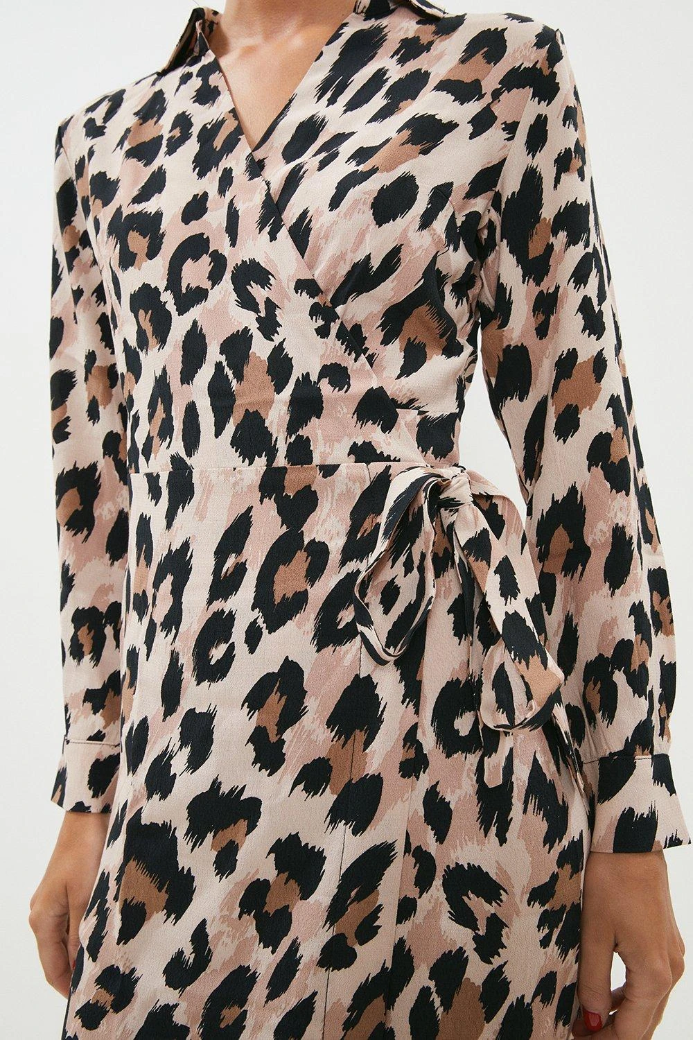 Coast Petite Collared Midi Wrap Dress 4 Coast Petite Collared Midi Wrap Dress - Image 2