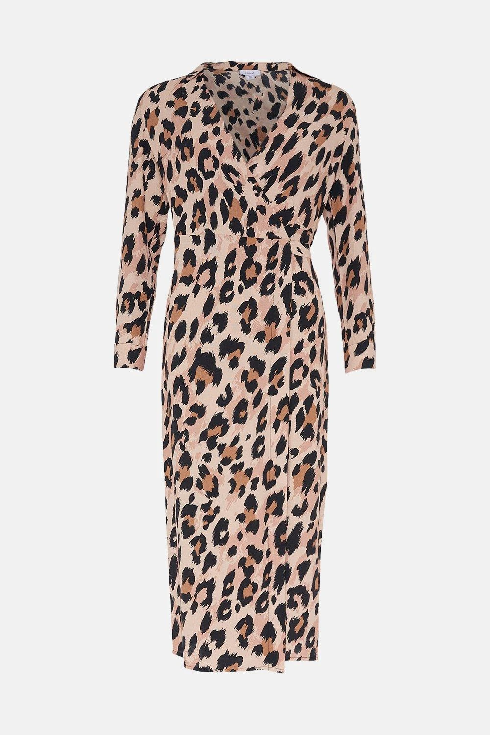 Coast Petite Collared Midi Wrap Dress 6 Coast Petite Collared Midi Wrap Dress - Image 4