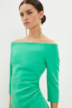Coast Petite Slash Neck Body Sculpt Midi Dress -Simply Feminine Shop bcc02266 bright20green xl 1