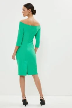 Coast Petite Slash Neck Body Sculpt Midi Dress -Simply Feminine Shop bcc02266 bright20green xl 2