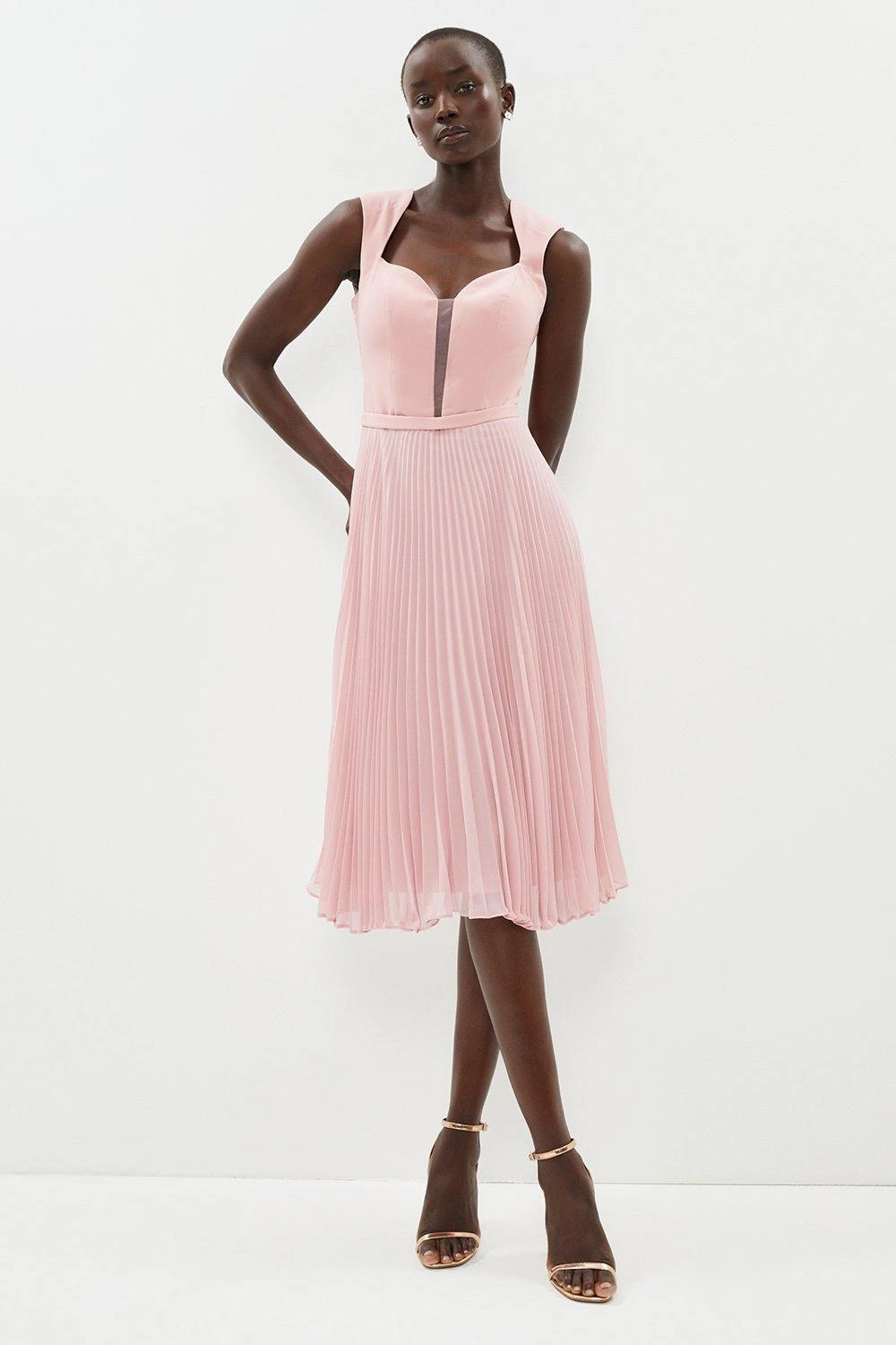 Coast Sweetheart Full Skirted Midi Dress 3 Coast Sweetheart Full Skirted Midi Dress