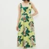 Coast Premium Jacquard Corset Midi Dress​ 1 Coast Premium Jacquard Corset Midi Dress​ -Simply Feminine Shop bcc02815 green xl