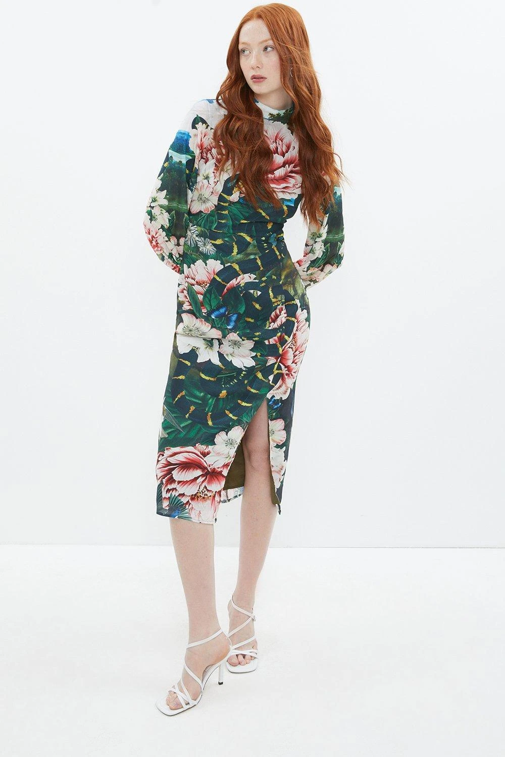 Coast Alexandra Gallagher High Neck Midi Dress 3 Coast Alexandra Gallagher High Neck Midi Dress