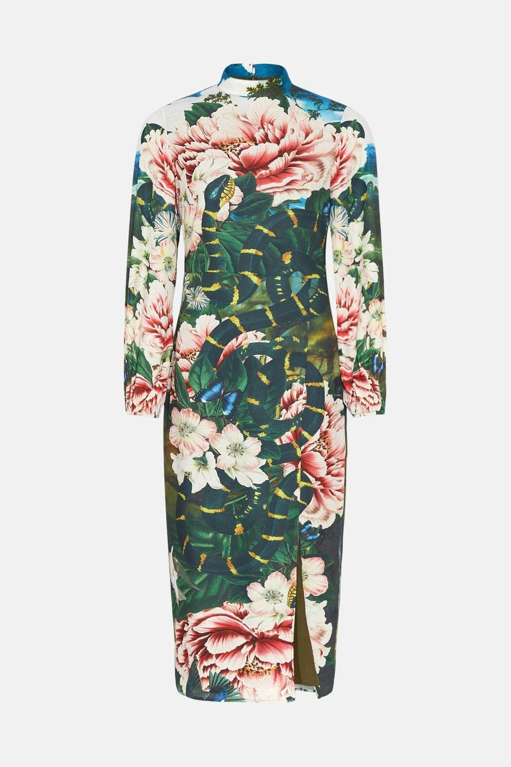 Coast Alexandra Gallagher High Neck Midi Dress 6 Coast Alexandra Gallagher High Neck Midi Dress - Image 4