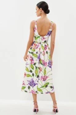 Coast Petite Tulip Full Skirt Midi Dress -Simply Feminine Shop bcc03022 ivory xl 2