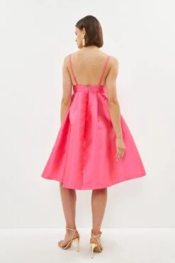 Coast Petite Structured Twill Midi Cami Dress 7 Coast Petite Structured Twill Midi Cami Dress -Simply Feminine Shop bcc03063 pink xl 2