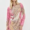 Coast Dress With Bird Embellishment 1 Coast Dress With Bird Embellishment -Simply Feminine Shop bcc03095 pink xl