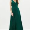 Coast Petite Full Skirted Satin Maxi Dress -Simply Feminine Shop bcc03126 forest xl