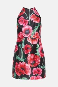 Coast Lace Back Twill Mini Dress -Simply Feminine Shop bcc03203 black xl 3