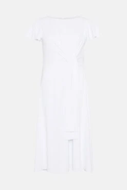 Coast Tie Waist Midi Dress -Simply Feminine Shop bcc03299 white xl 3