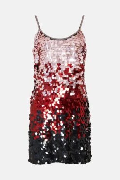 Coast Premium Ombre Sequin Mini Dress -Simply Feminine Shop bcc03382 pink xl 3