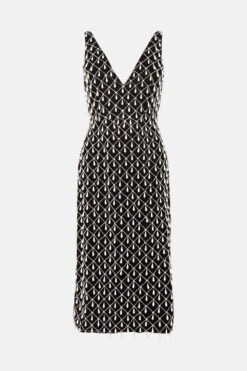 Coast Premium Midi Dress In Pearl Embellishment -Simply Feminine Shop bcc03466 black xl 3