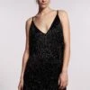 Coast Beaded Fringe Mini Dress -Simply Feminine Shop bcc03514 black xl
