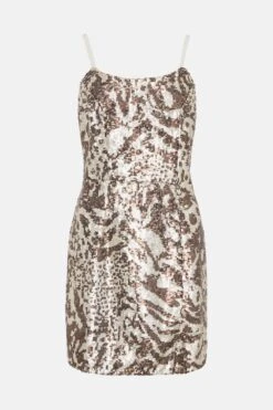 Coast Hand Embellished Sequin Cami Dress​ -Simply Feminine Shop bcc03549 gold xl 3