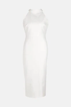 Coast Petite Halter Neck Midi Dress -Simply Feminine Shop bcc03608 ivory xl 3