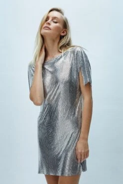 Coast Chainmail Mini Dress