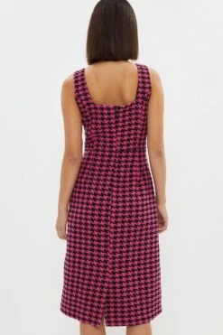 Coast Petite Tweed Panelled Midi Pencil Dress -Simply Feminine Shop bcc03746 pink xl 2