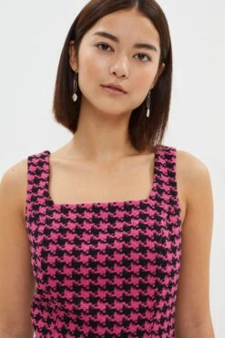 Coast Petite Tweed Panelled Midi Pencil Dress -Simply Feminine Shop bcc03746 pink xl 5