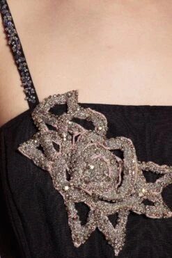 Coast Midi Cami Dress With Crystals -Simply Feminine Shop bcc03779 black xl 5