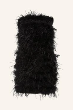 Coast All Over Feather Bandeau Mini Dress 10 Coast All Over Feather Bandeau Mini Dress -Simply Feminine Shop bcc03786 black xl 3